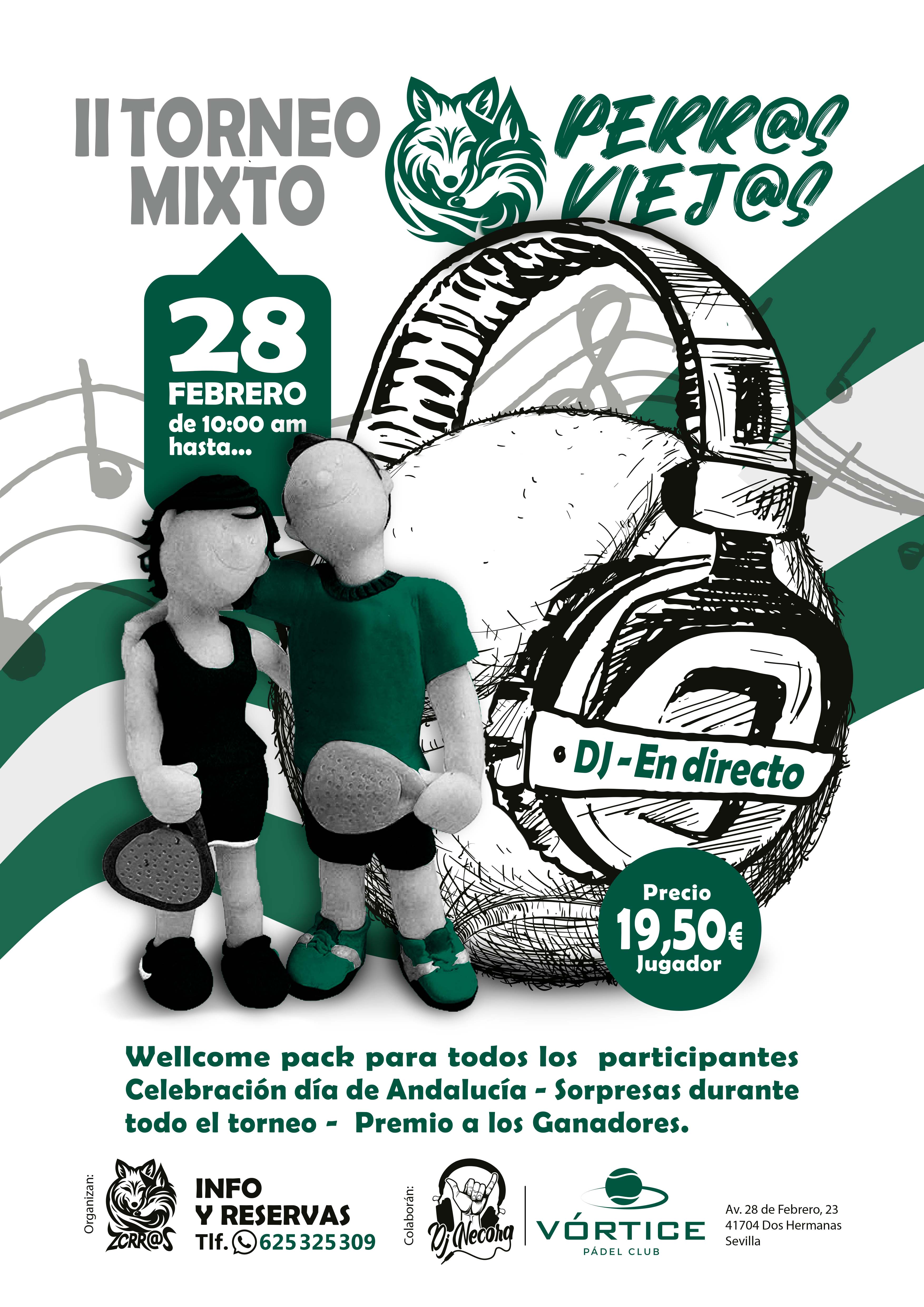 Cartel II Torneo Nocturno Pádel Mixto 2026